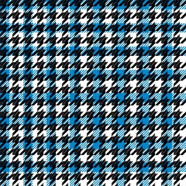 Free vector blue houndstooth pattern
