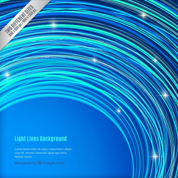 Free vector blue light lines background