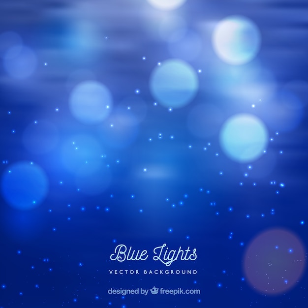 Free vector blue lights background