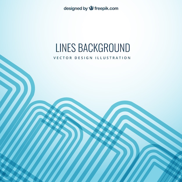 Free vector blue lines background