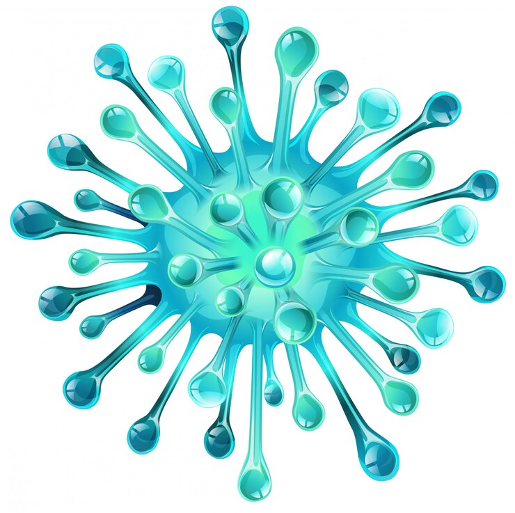 Free Vector blue liquid freeform on white