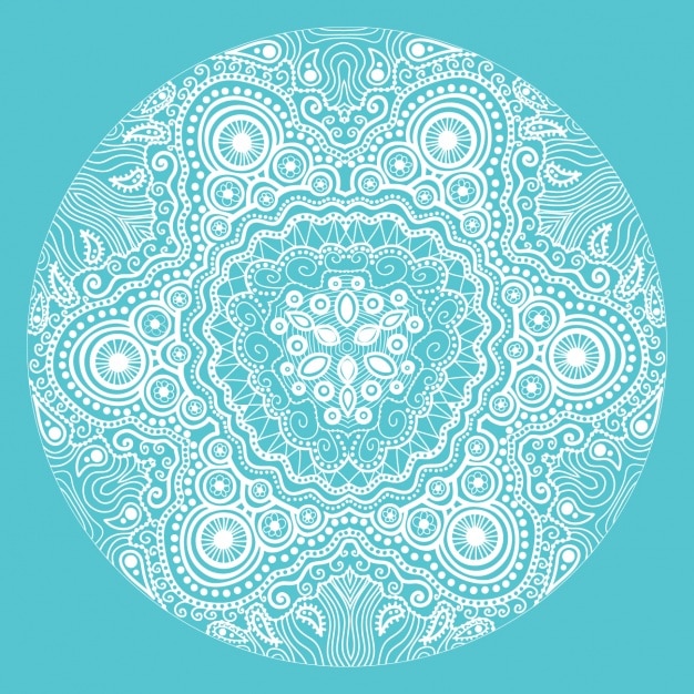 Blue mandala