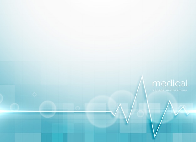 Free vector blue medical science background vector