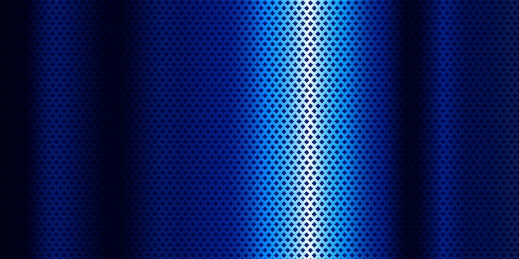 Free Vector blue metallic background with blue gradient
