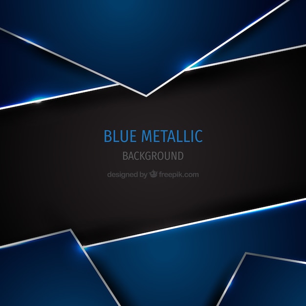 Blue metallic background