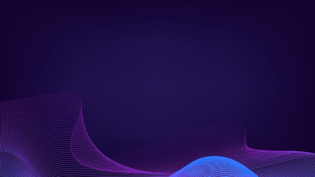 Free vector blue neon synthewave patterned background vector