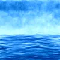 Free vector blue ocean waves background