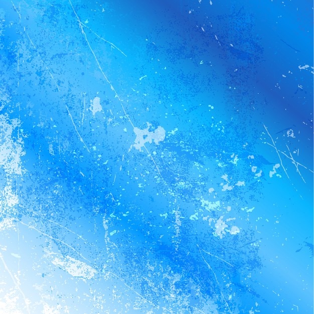 Free vector blue paint background in grunge style