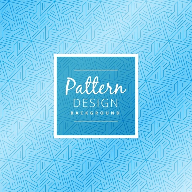 Free Vector blue pattern design