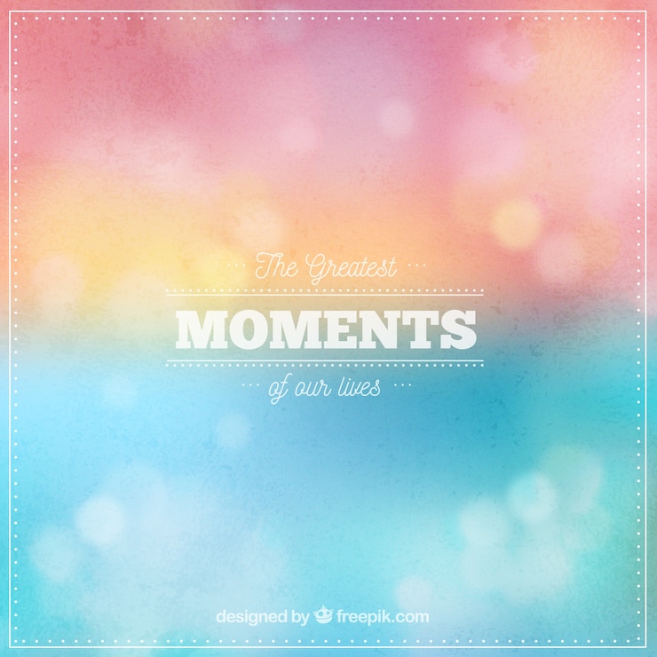 Free Vector blue and pink background with blurred effect