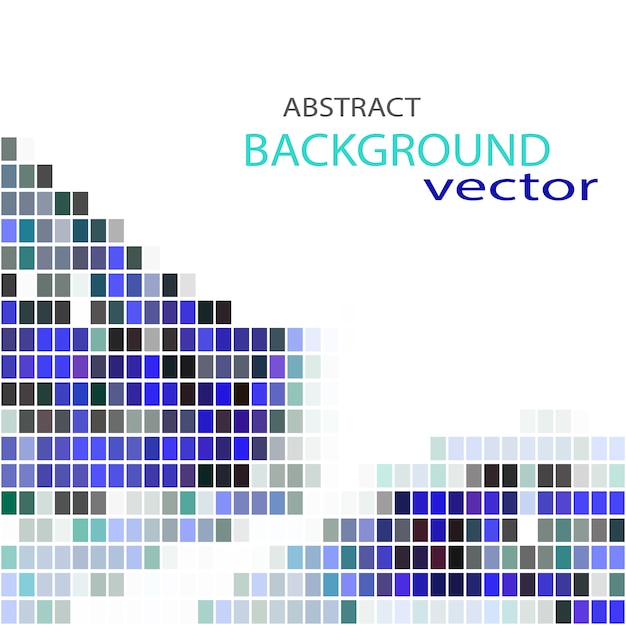 Free vector blue pixelated background