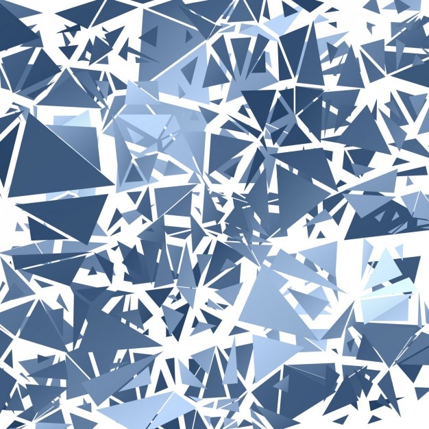 Free vector blue polygons abstract background