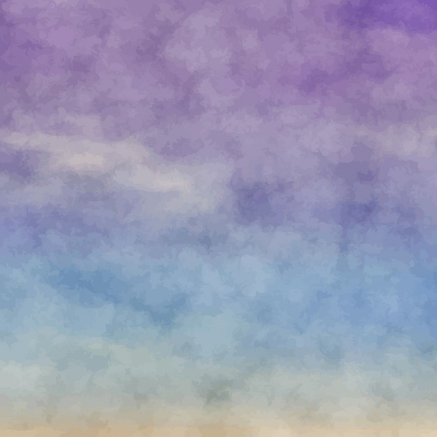 Free vector blue and purple watercolor background