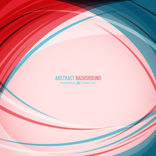 Free vector blue and red abstract background