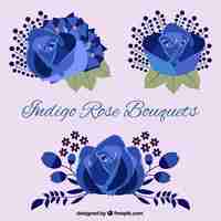 Free vector blue roses for bouquets