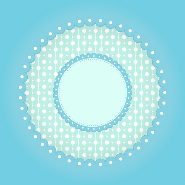 Free vector blue scrapbook card