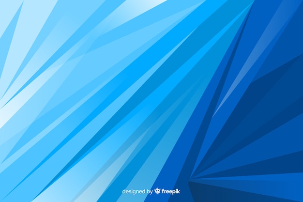 Free vector blue shapes background abstract