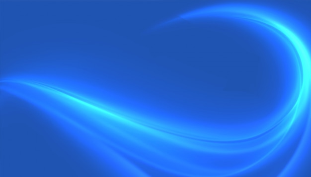 Free vector blue shiny wave swirl background attractive design