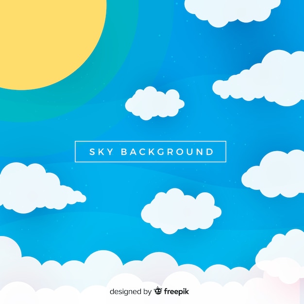 Blue sky background