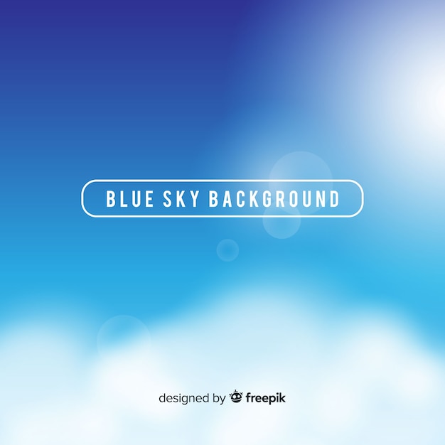 Blue sky backround