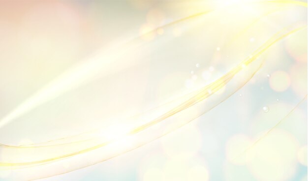 Free Vector blue sky with abstract science elements