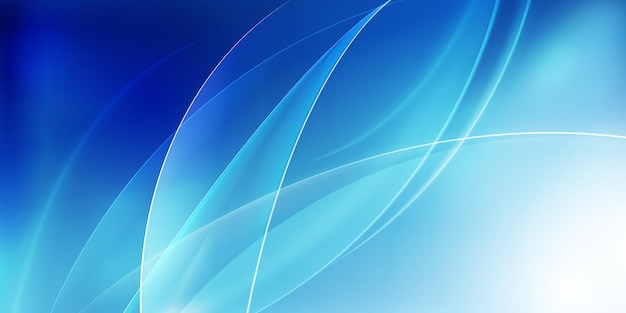 blue smooth wavy background