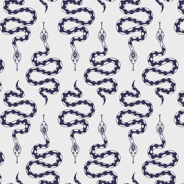 Free vector blue snake pattern