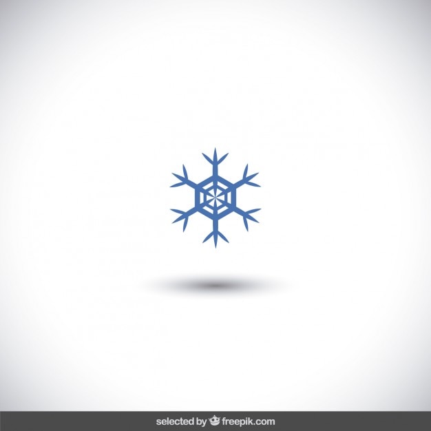 मुफ़्त वेक्टर blue snowflake icon