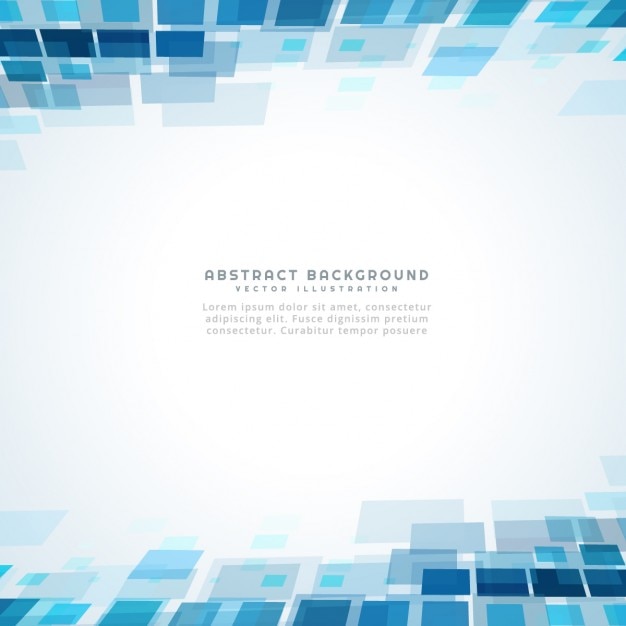 Free vector blue square mosiac background