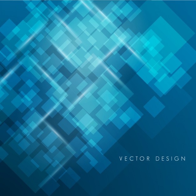 Free vector blue squares background