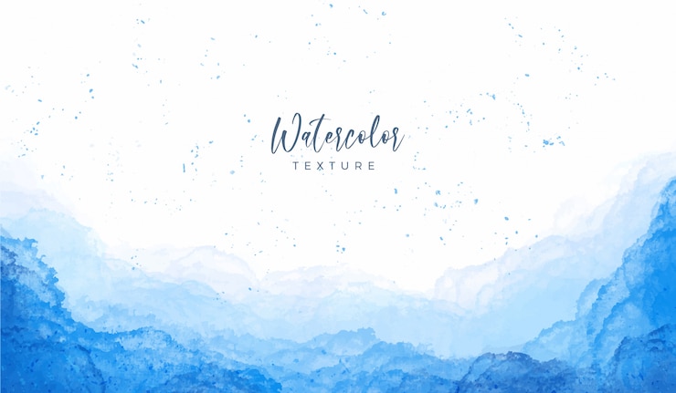 Free Vector blue stains watercolor background