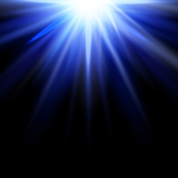 Бесплатное векторное изображение Синий фон звездообразования
