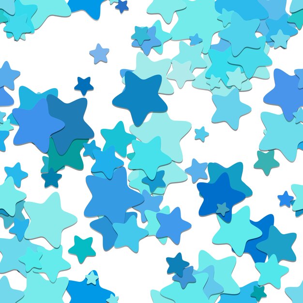 Blue stars pattern background