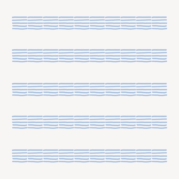 Free vector blue stripes illustrator brush vector seamless pattern set