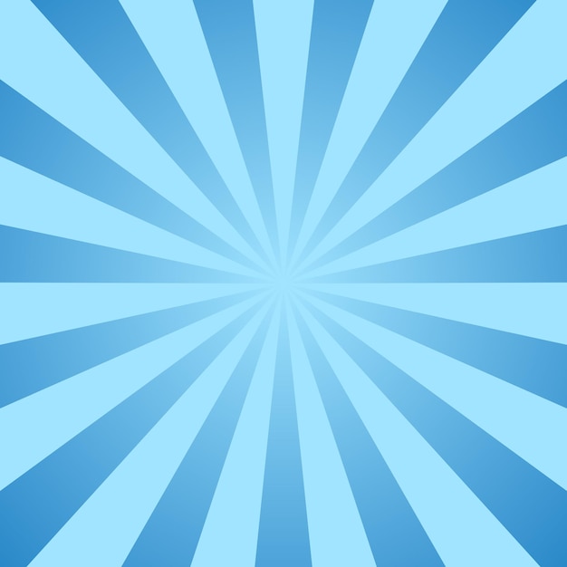 Premium Vector | Blue sunbrust background design