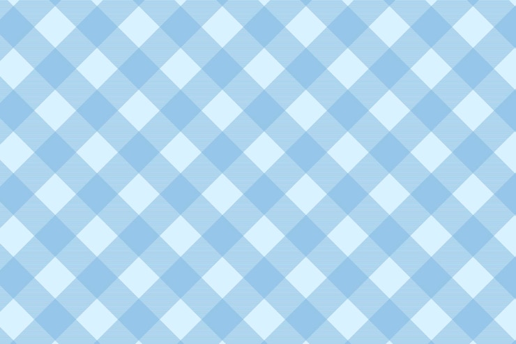 Free Vector blue tartan seamless pattern background vector template