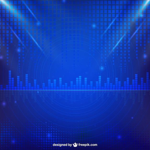 Vettore gratuito blue background techno