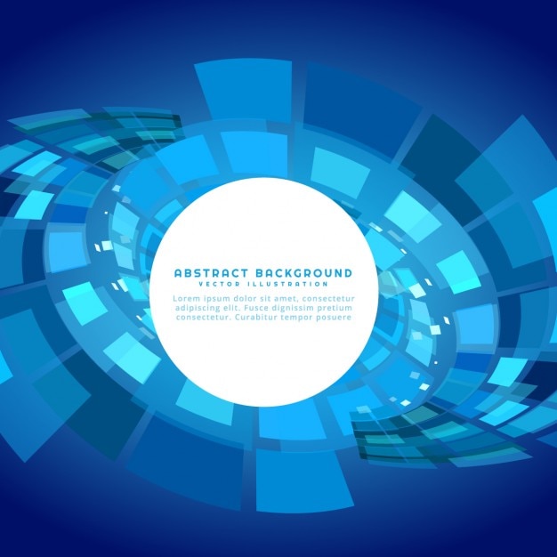 Free vector blue technology abstract background