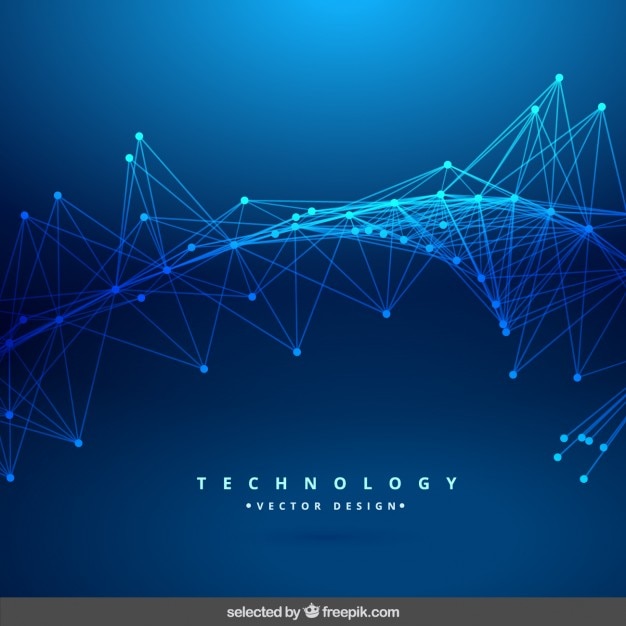 Free Vector blue technology abstract background