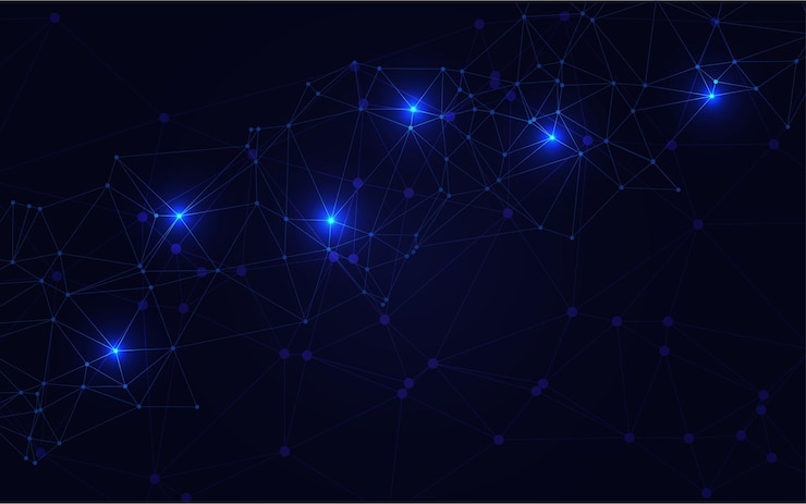Free Vector blue technology background creative lighting template background vector illustration