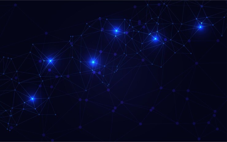 Free Vector blue technology background creative lighting template background vector illustration