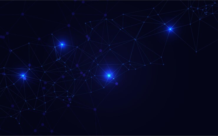 Free Vector blue technology background creative lighting template background vector illustration