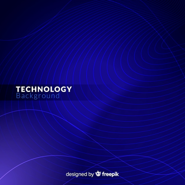 Blue technology background