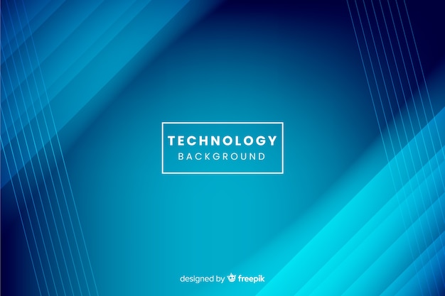 Blue technology background