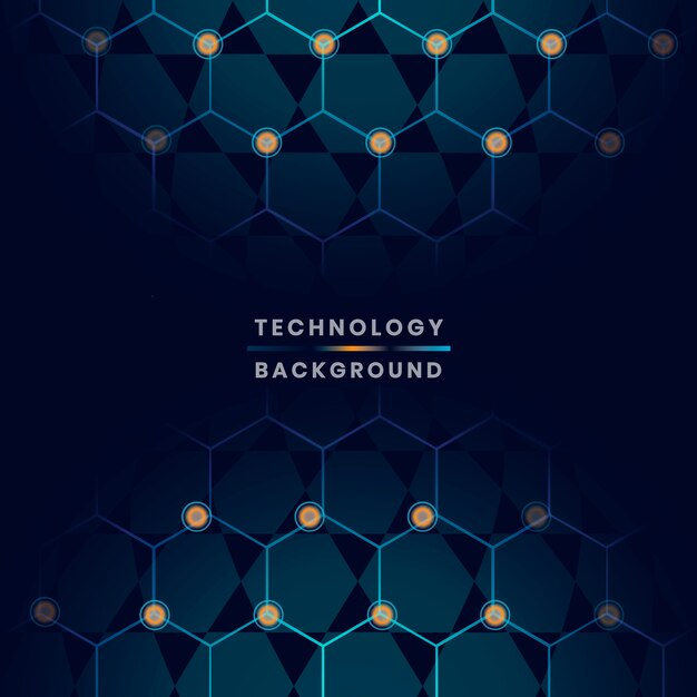 Blue technology background