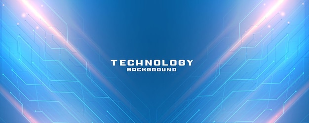 Синий технологический баннер с принципиальной схемой