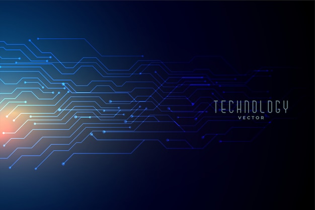 Free vector blue technology wire mesh background