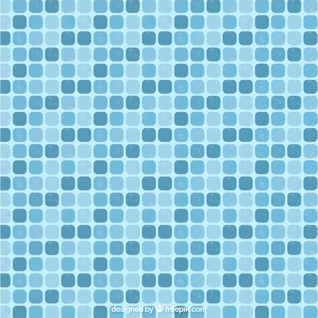 Blue tiles pattern 