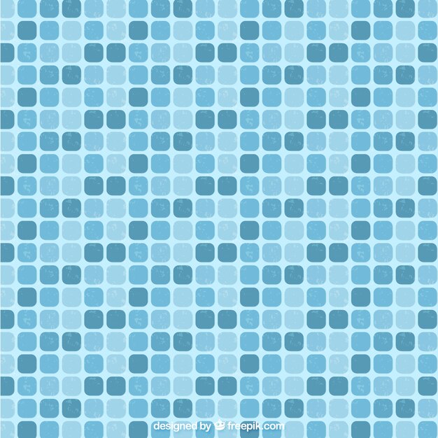 Blue tiles pattern 