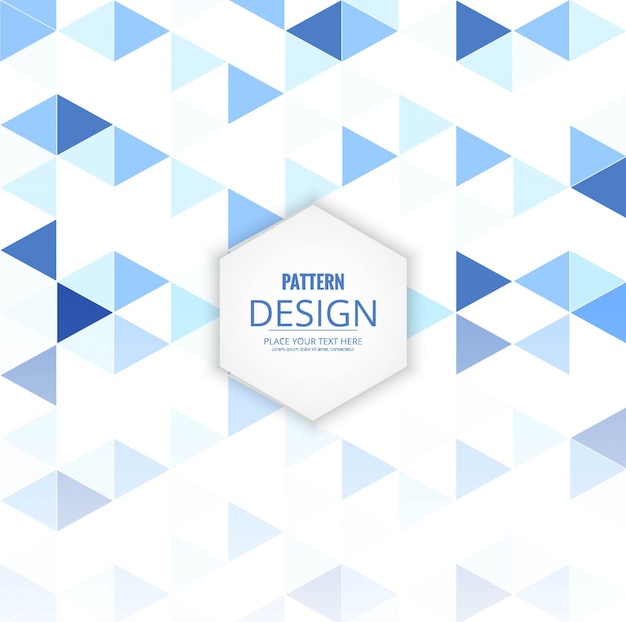 Free vector blue triangular background